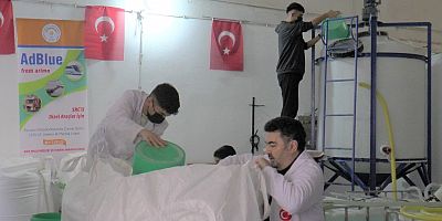 Kayseri'de Öğretmen ve Öğrenciler Adblue Üretiyor