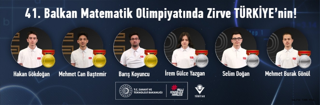 41. Balkan Matematik Olimpiyatında Zirve Türkiye’nin