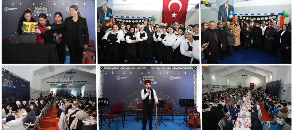 Bakan Tekin, Öğrenci ve Öğretmenlerle İftar Sofrasında Buluştu