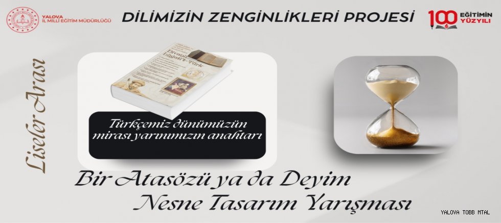 Yalova'da Liseler Arası Nesne Tasarım Yarışması