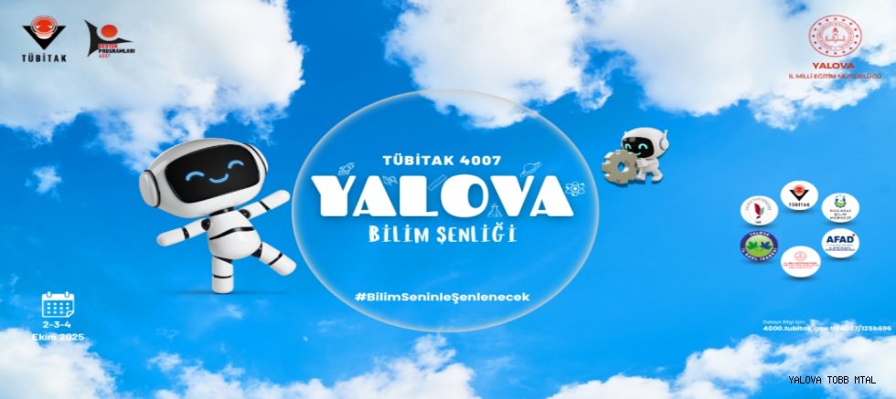 Yalova Bilim Şenliği'nde 40 Atölye, Binlerce Öğrenciyle Buluştu