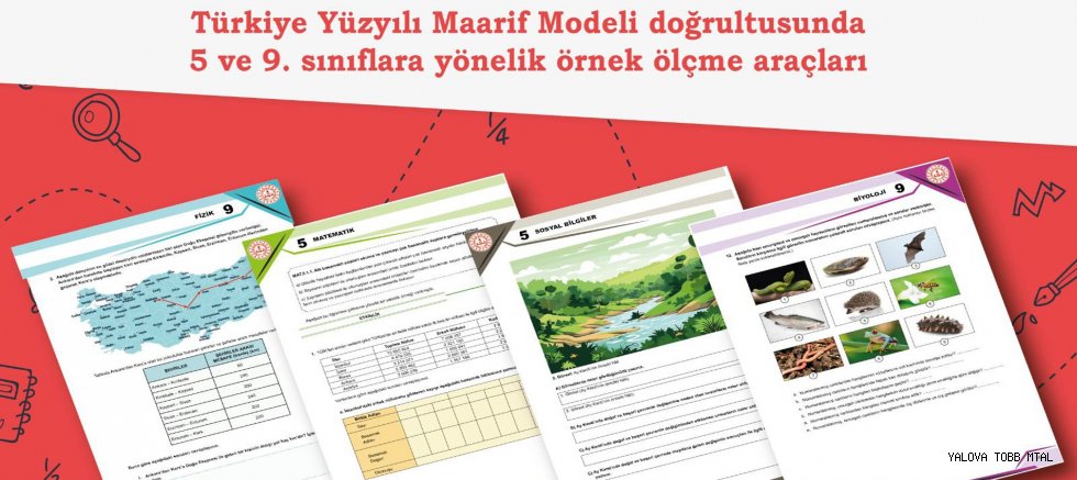 Yeni Müfredata Uygun Yeni Örnek Ölçme Araçları Yayımlandı