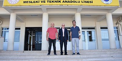 Yalova Kadıköy Belediye Başkanı’ndan TOBB Mesleki ve Teknik Anadolu Lisesi’ne Ziyaret 