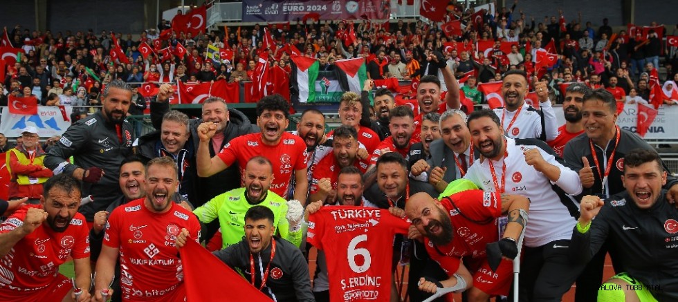 Türkiye Ampute Futbol Milli Takımı Euro 2024 Şampiyonu!